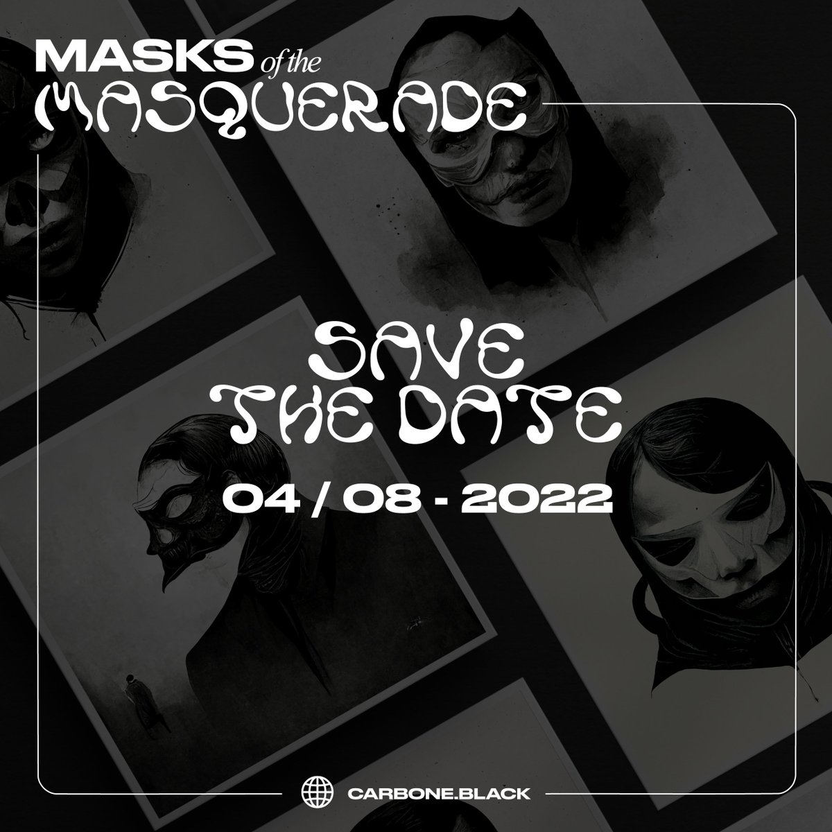 carbone__music's tweet photo. "𝙼𝚊𝚜𝚔𝚜 𝚘𝚏 𝚝𝚑𝚎 𝙼𝚊𝚜q𝚞𝚎𝚛𝚊𝚍𝚎"

#DropDate #MetaverseEvent #Techno https://t.co/BpnkdiqOdJ