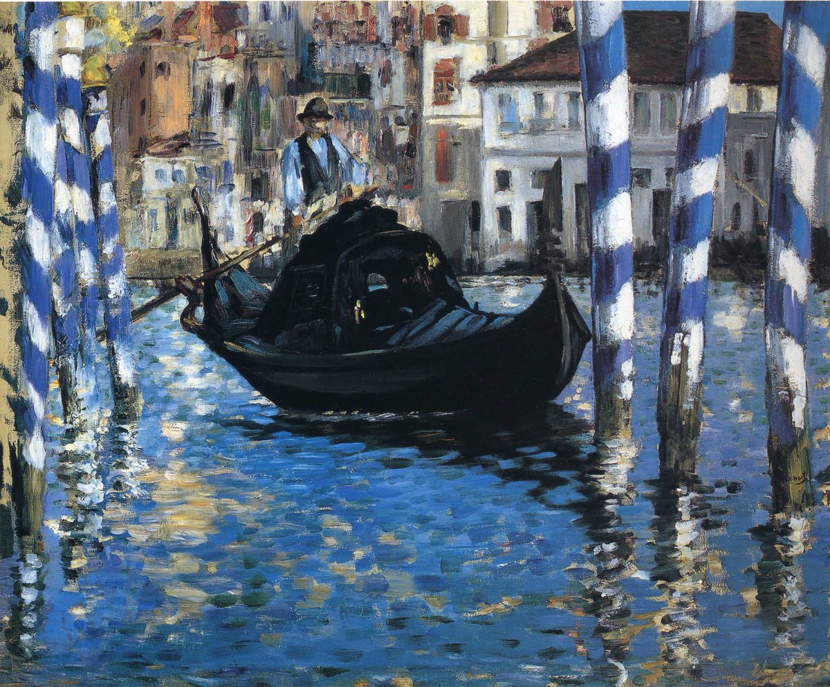 artistmanet's tweet photo. The grand canal of Venice (Blue Venice), 1875 #edouardmanet #impressionism https://t.co/DYHLOmIuxI https://t.co/AphITXOvhi