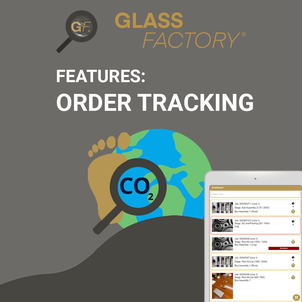 glassfactoryapp's tweet photo. The Glass Factory® centres around tracking an orders’ progression throughout the various stages of its manufacturing process. Progression notifications keep customers and suppliers updated on the status of their order with exact quantities, scrap and non-conformance data. https://t.co/zTxvoqgM1A