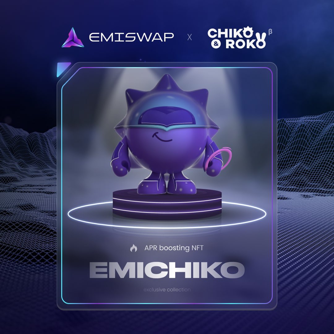 EmiSwap AMM (@emiswap) on Twitter photo 🙌 Hey, Emiswapers!
😳Less than 2000 EmiChiko left on Chiko Roko.
🤞We have extended the opportunity to pick up EmiChiko until the last copies.
🚨 If you have problems getting EmiChiko, write a request indicating your mail and Chiko Roko ID to this mail support@chikoroko.art 🙌 Hey, Emiswapers!
😳Less than 2000 EmiChiko left on Chiko Roko.
🤞We have extended the opportunity to pick up EmiChiko until the last copies.
🚨 If you have problems getting EmiChiko, write a request indicating your mail and Chiko Roko ID to this mail support@chikoroko.art