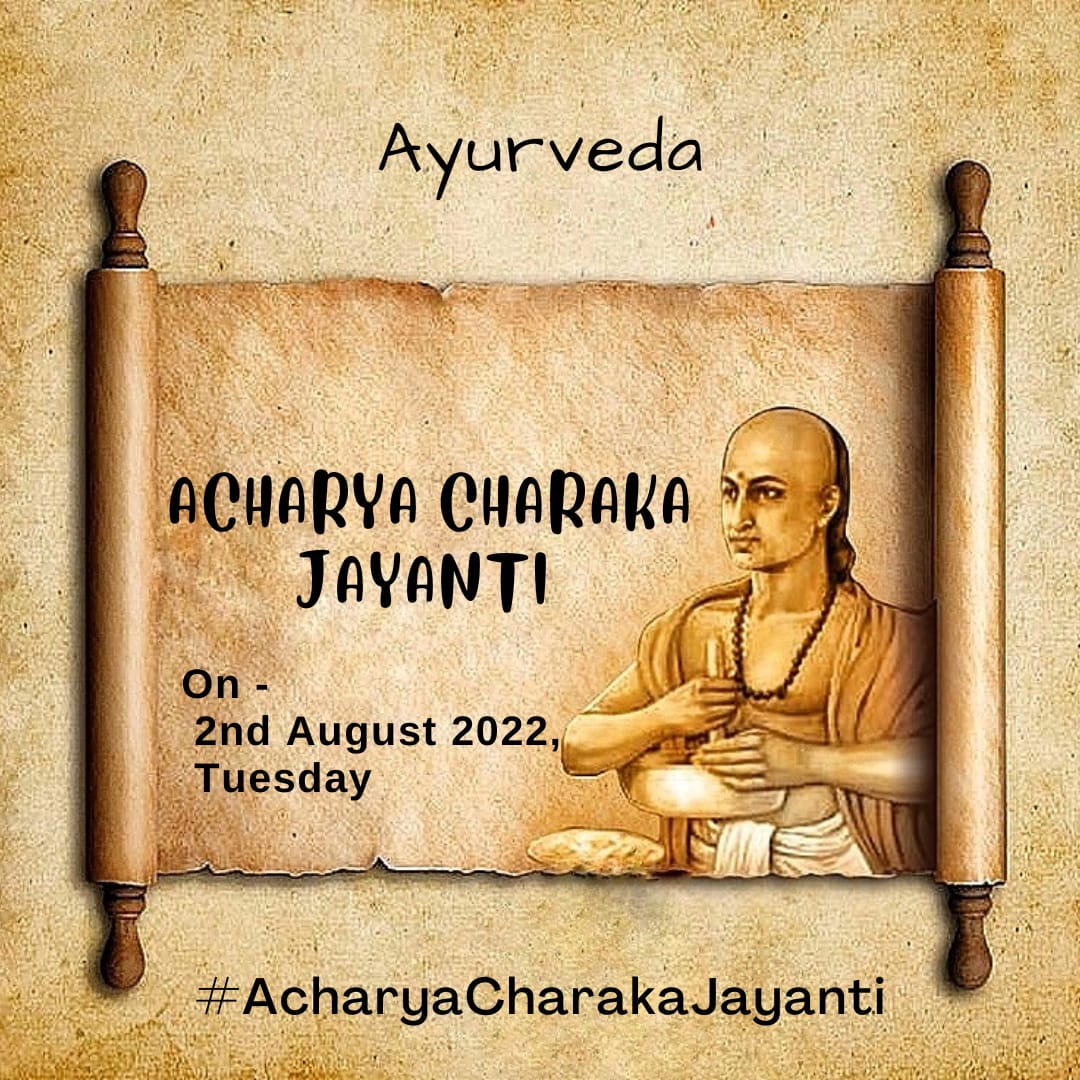 AmrithaUg's tweet photo. @rashtrapatibhvn
@PMOIndia 
@moayush
@sarbanandsonwal
@vaidyakotecha  
@DrPramodPSawant
#AcharyaCharakaJayanti https://t.co/bqJB18Fykd