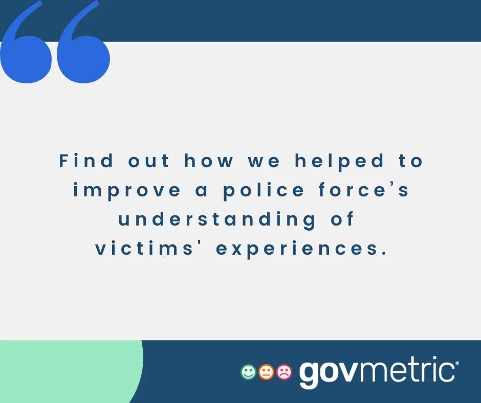 Improving the victim experience starts with understanding it. We enable police forces to capture and take action on victim feedback. #CitX 

Learn more: buff.ly/3oEHH5g
