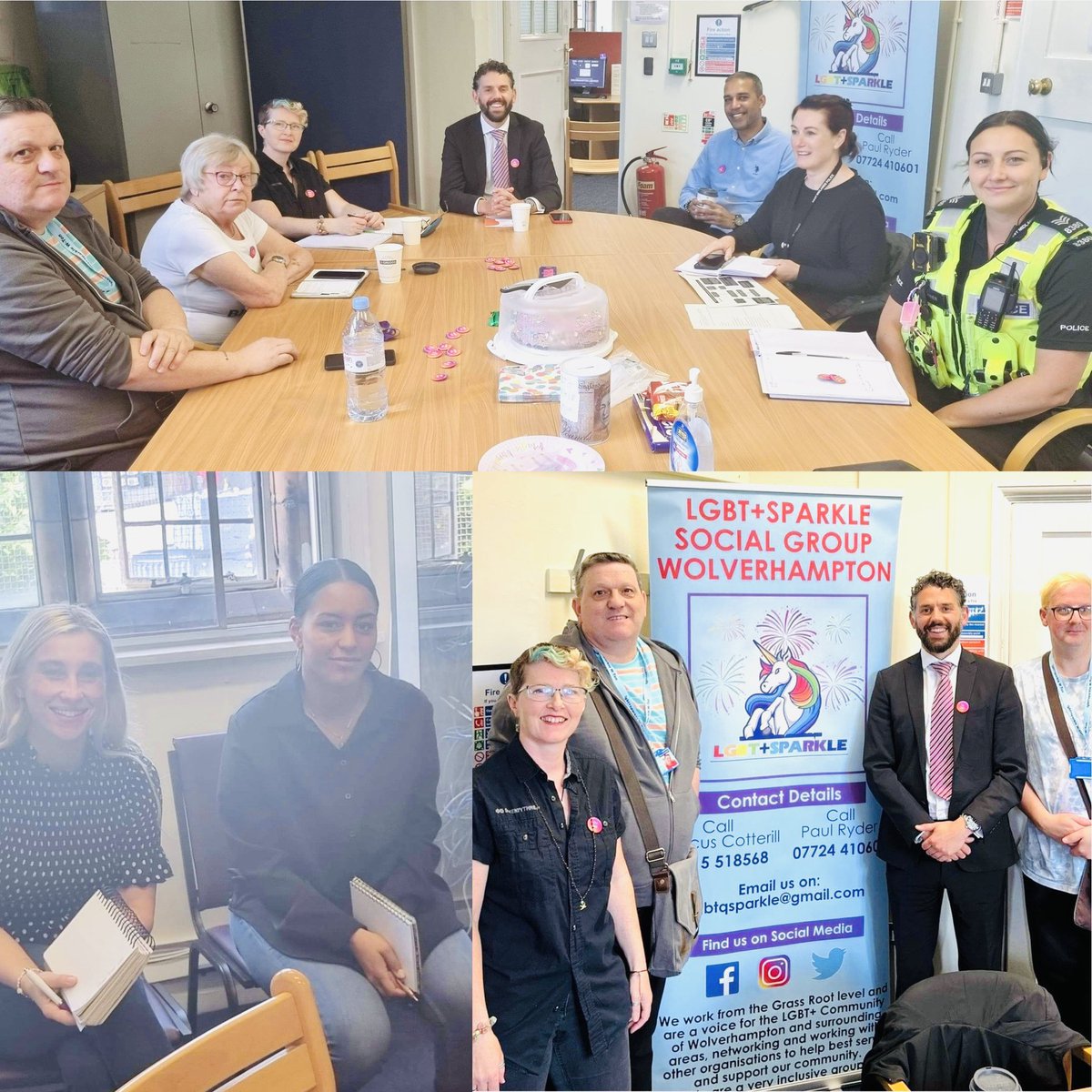 🌈Supporting LGBT victims of crime🌈

Assistant PCC <a href="/mcneil_tom/">Dr Tom McNeil</a> met with <a href="/SparkleLgbt/">LGBT+ Sparkle social group wolvehampton</a> in Wolverhampton to discuss a range of issues, alongside <a href="/WMPolice/">West Midlands Police</a> and <a href="/RemediRj/">Remedi</a>