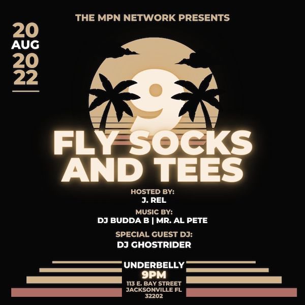 mralpeteMPN's tweet photo. The biggest summer event turns 9!
@flysocksandtees happens on 8/20/2022!
Hosted by @J__Rel & music by DJ Budda B, myself and special guest DJ: DJ Ghostrider (Vibe Society/Sol Cafe)!
Tickets on sale now!
#FSAT #MPNNETWORK @mpnmanagement
https://t.co/8KGLWZD2LF https://t.co/9nO92ZR16K