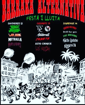 💥¡Nueva fecha!💥

El próximo viernes 12 de agosto estaremos tocando en la Barraka Alternativa (C.P. Hispanidad) de las fiestas de Elche! ⚡

Esperamos veros a todos allí! 🔥