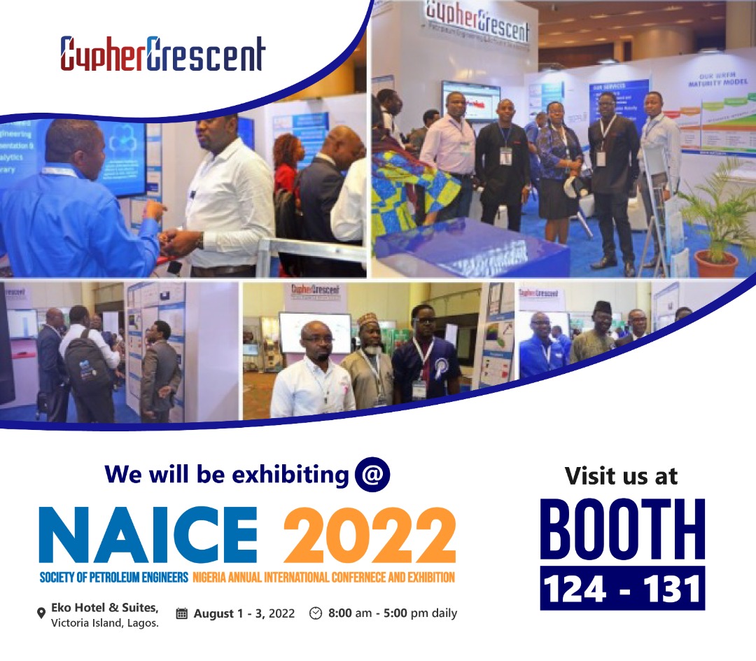 CypherC_lnd's tweet photo. CypherCrescent is currently exhibiting at the 2022 SPE NAICE conference to launch some amazing products.
Join us as we look forward to showcasing our amazing products and offers.
#CypherCrescentLearning #LearningandDevelopmentCCl #CypherCrescentL&D #spenigeria #NAICE2022 https://t.co/IJ1euhiAkx