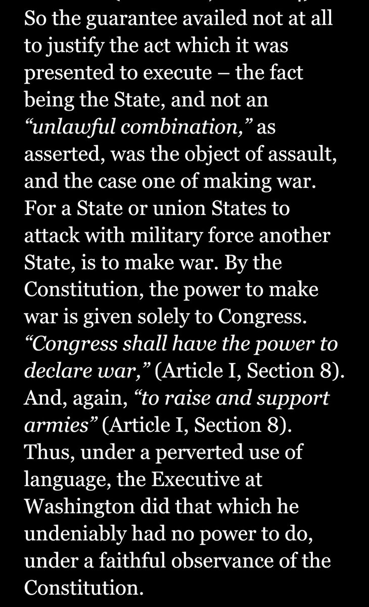 jjfThompson's tweet photo. LINCOLN’S CALL FOR COERCION WAS UNCONSTITUTIONAL
#ushistory
#usconstution
#twitterhistorians
#factsoverfeelings https://t.co/oQLVhxX3F6