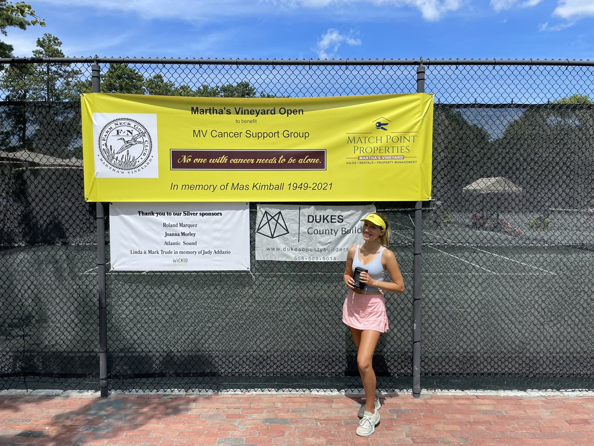 Another great year supporting a great cause! Cancer has touched our lives and many others around us! Through research, diligence and perseverance we can fight this battle! Hoping my passion for tennis is put to great use!