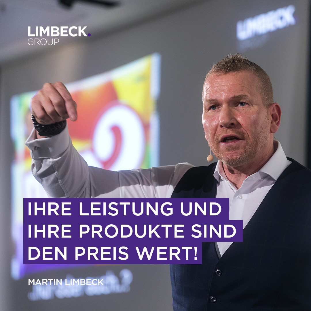 An Preisanpassungen kommen viele Verkäufer aktuell nicht vorbei. Wie ihr souverän zu eurem Preis steht und Rabattfragen entkräftet, lest ihr in meinem neuen Blogbeitrag.

limbeckgroup.com/preisanpassung…