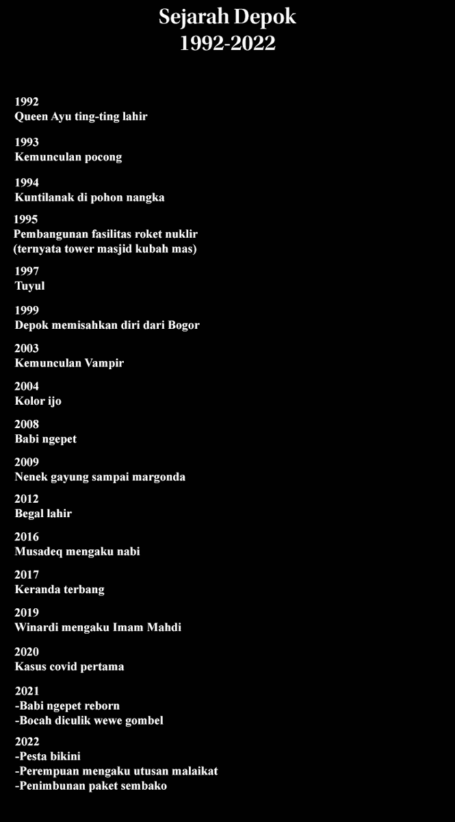 OHMYV3NUS's tweet photo. Depok in a nutshell. https://t.co/34XPw5NJek
