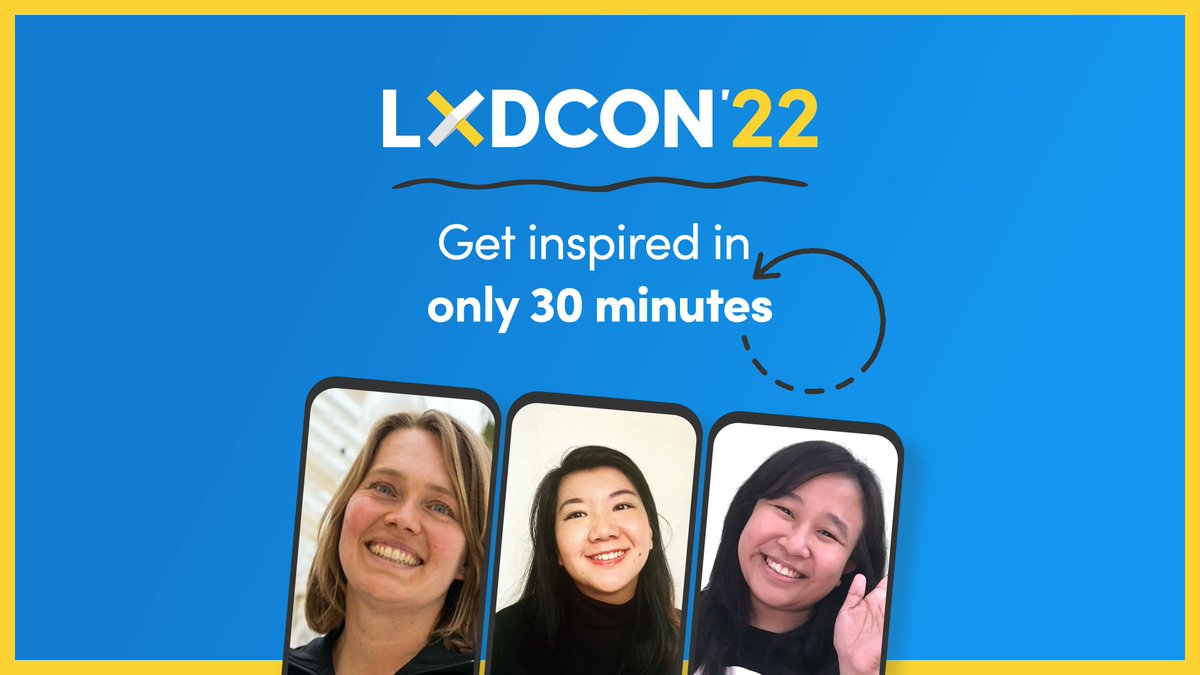 We have extended the #LXDCON rewatch! For only €50, you get access to engaging sessions until the end of August. For example, in only 30 minutes you can get inspired by three different examples of what #LXD can do. Visit here: buff.ly/3vqchmT
