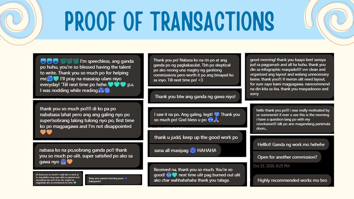 Help me fund my college expenses!

I am Ken. I am open for writing commissions. I highly specialize FILIPINO. I am also skilled in ENGLISH.

Essay, sanaysay, editorial, tula, spoken poetry, poem, article review, critical paper, feature, module, talumpati, reflection—name it all!