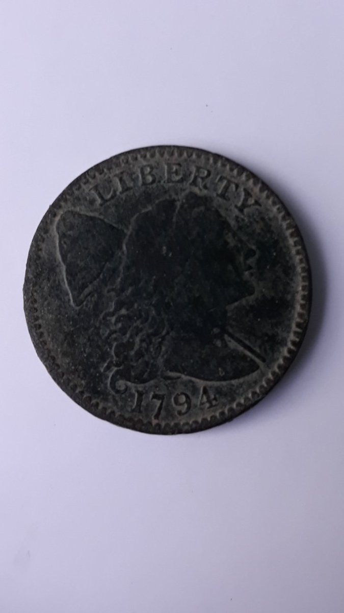 Still my best detecting find yet!!! 1794 Large Cent!!! The 2nd year the U.S. minted coins!!!