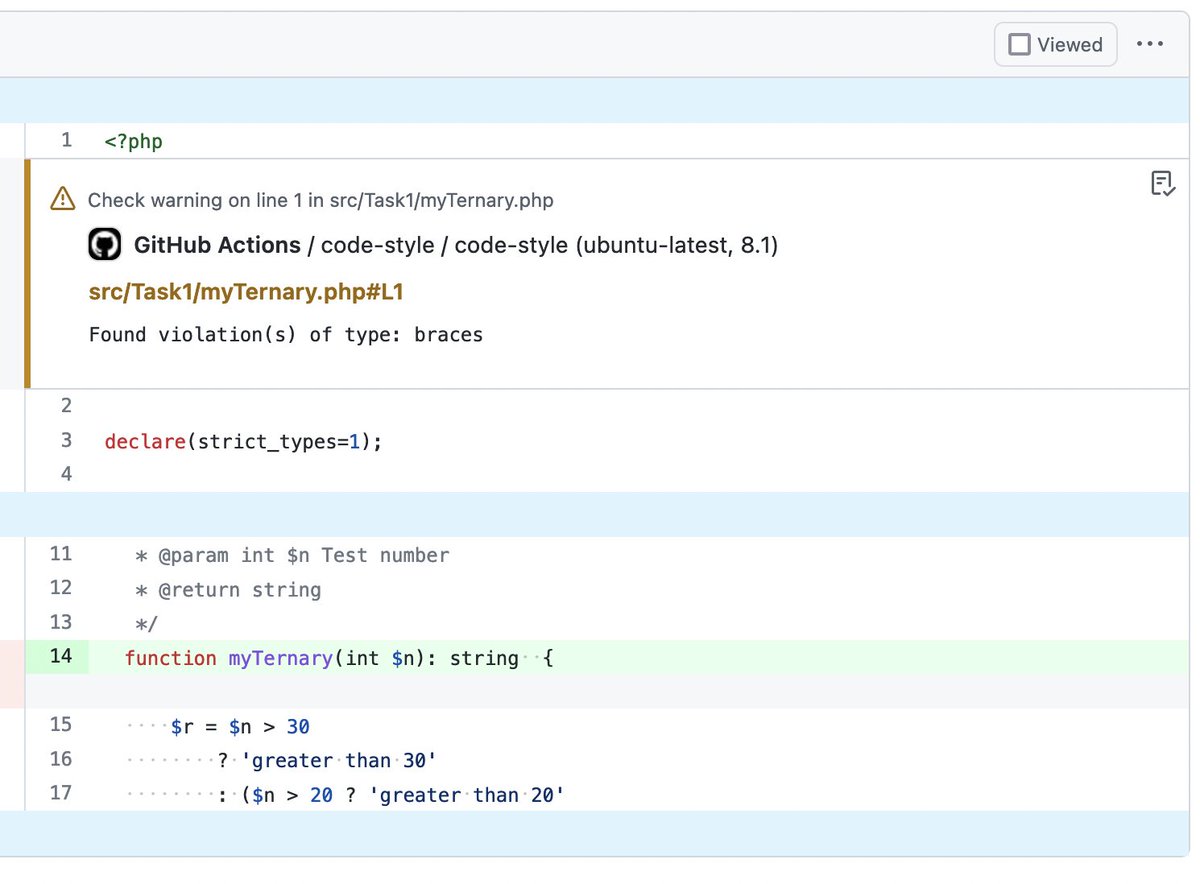 markusstaab's tweet photo. thanks to @Jampire2, documentation was added on how to use @laravelphp #pint with #cs2pr, so errors get annotated in your github pull requests.

https://t.co/Ge1dBQ1TcD https://t.co/VMQsc0IzWz