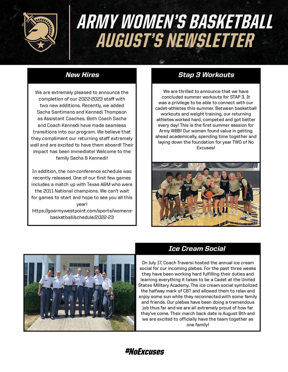 Army Women's Basketball tweet media