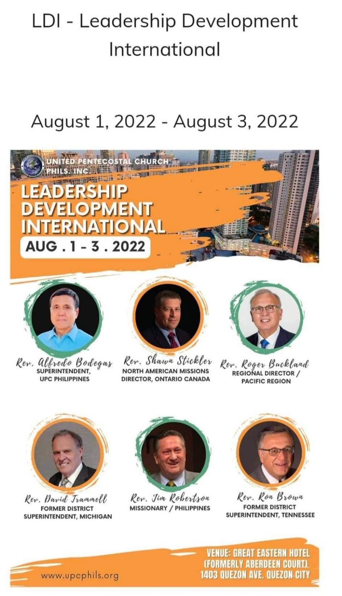 Happening now — Manila, Philippines! 🇵🇭 

16 District Boards &amp; Nat’l officials gathering together for a time of focus, prayer, concluding with The Lord’s Supper.  

May God’s presence permeate the atmosphere, giving His wisdom to His people!