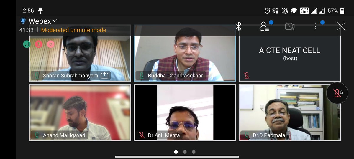 SurjitMandal9's tweet photo. Day 18: An expert session was organised by AICTE NEAT Cell for the guidance of interns regarding Mission Amrit Sarovar-Jal Dharohar Sanrakshan through virtual meet on Cisco WebEx.
#MissionAmritSarovar #Vatvavillagelake #AICTE #aicteinternship #MoHUA https://t.co/VySxgiAXlD