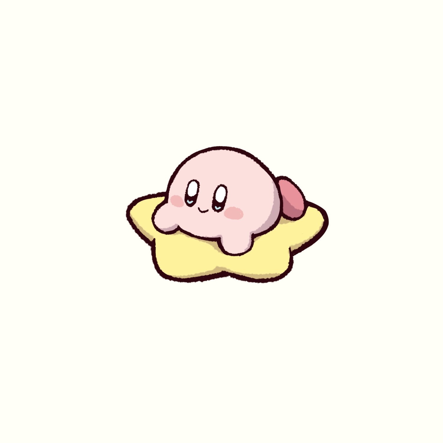 きいもぽよ 星乗りうきうきカービィ 100日チャレンジ カービィイラスト T Co J0fekeuwe4 Twitter