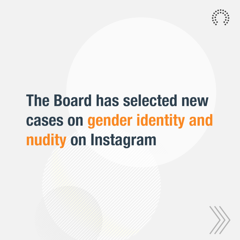 OversightBoard's tweet photo. 🔎 We want to hear from you on policy recommendations for one of our new cases.

Do Meta’s policies on Nudity and Sexual Solicitation sufficiently respect the rights of trans and non-binary users? 

Submit your public comment via the link below ↓