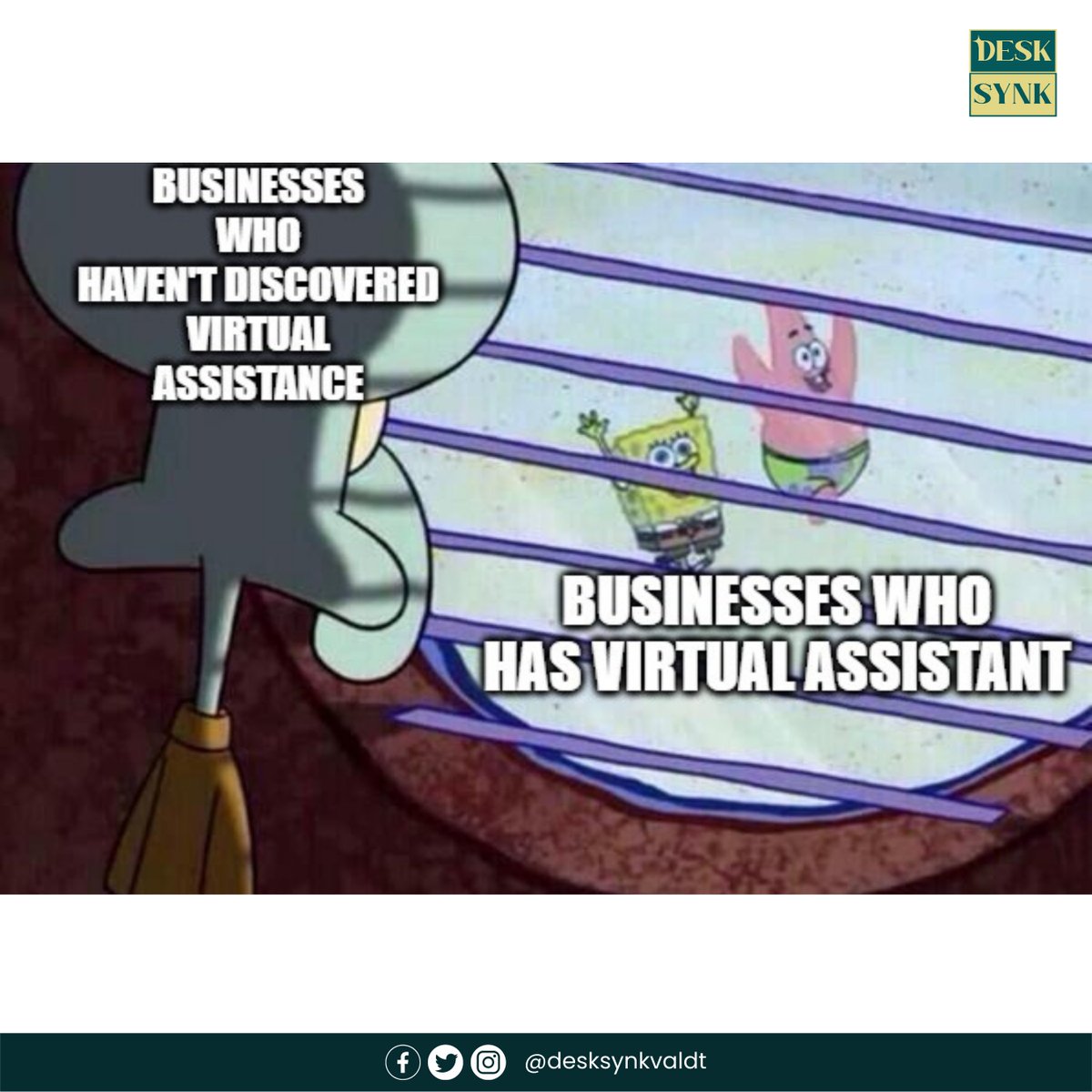 desksynkvaltd's tweet photo. Virtual assistants are an excellent way for businesses to save time and money and increase productivity. ⏰💲💹
#desksynkva #desksynkvirtualhelp #desksynkmarketing #desksynkhelps #calculatednewthinking #virtualmanager
 #virtualassistantservices #virtualhelp #virtualassistant https://t.co/TpRcD4Vsdi