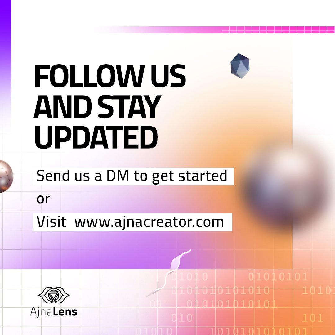 ajnalens's tweet photo. We are just a few days away from our first batch of the #AjnacreatorProgram. #AjnaCreator program is India's first industry-certified #Metaverselearning & creation program that provides #handsonlearning of all the key components of a #metaverse like #NFT, #Blockchain, etc. https://t.co/KqjxnrV12c