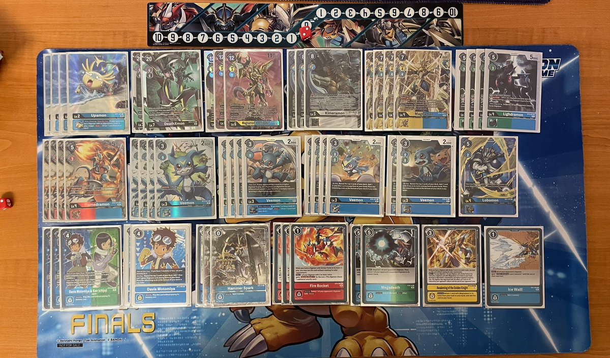 totodile666's tweet photo. My 2nd place Magnamon X today at locals.
Machinedramon 1-1
Greymon X 2-0
Sakuyamon 2-0
#magnamon #magnamonx #xrecord #bt9 #digimon #digimontcg https://t.co/94zvojIt0K