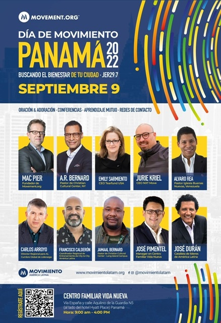 macpier's tweet photo. I am honored to be a part of the inaugural Movement Day Latin America gathering in Panama City under the leadership of Jose Duran. I am looking forward to presenting with Dr. AR Bernard, Jamaal Bernard, Jurie Kriel, and many Latin leaders. https://t.co/zhVnIgWrh5