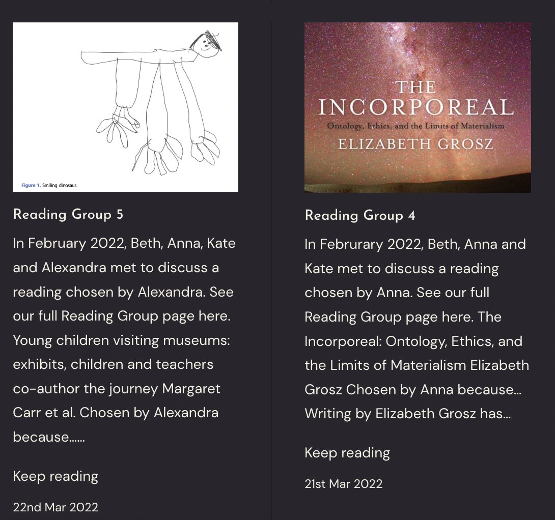 Take a look at our full reading group here! Let us know if you have any suggestions for interdisciplinary engagements with Geoethics - we'd like to hear from you.

mining-for-meaning.com/readingroup/

#geoethics #interdisciplinaryreadinggroup #geosocial