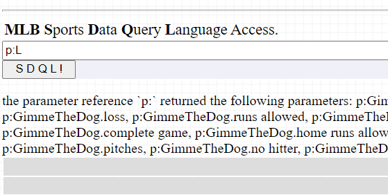 SDQLer's tweet image. The parameter p:L is no longer working.
#SDQL