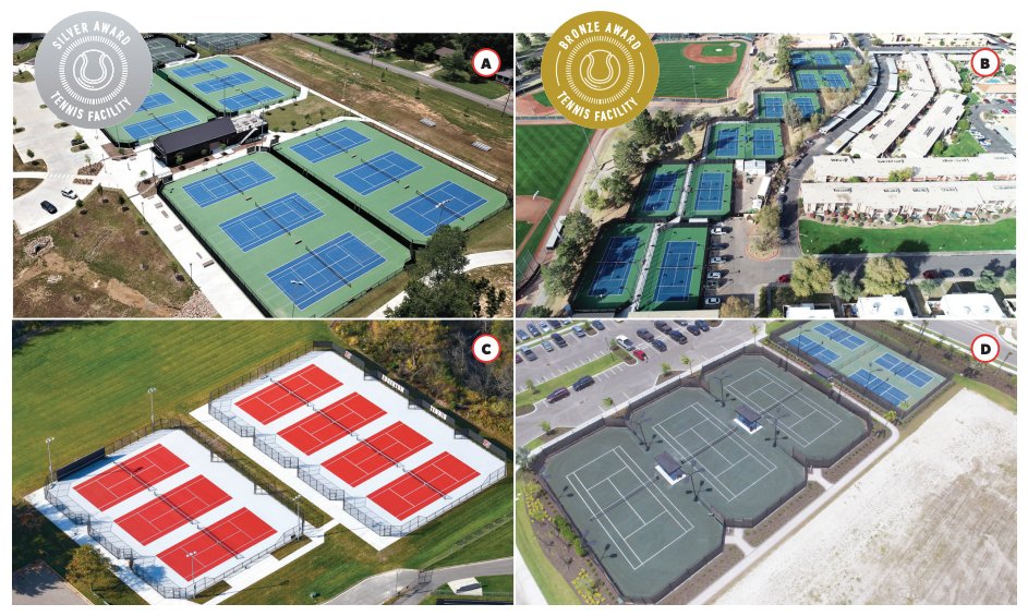 rsimagazine's tweet photo. Winning Ways: These award-winning outdoor and residential tennis and pickleball facilities are excellent examples of quality court construction and design. #courtconstruction #facilityoftheyear #excellenceindesign
More ๐ https://t.co/2SiKjyuVtX https://t.co/Hs2tM6owJ9