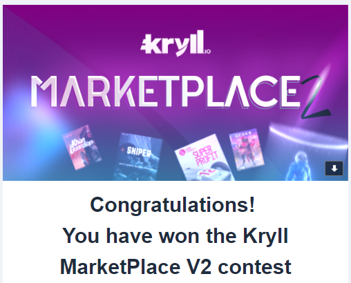 tech_aware_'s tweet photo. Youhouuuuuuuuu trop cool !! 
Merci @kryll_io https://t.co/S4vfuihf0z