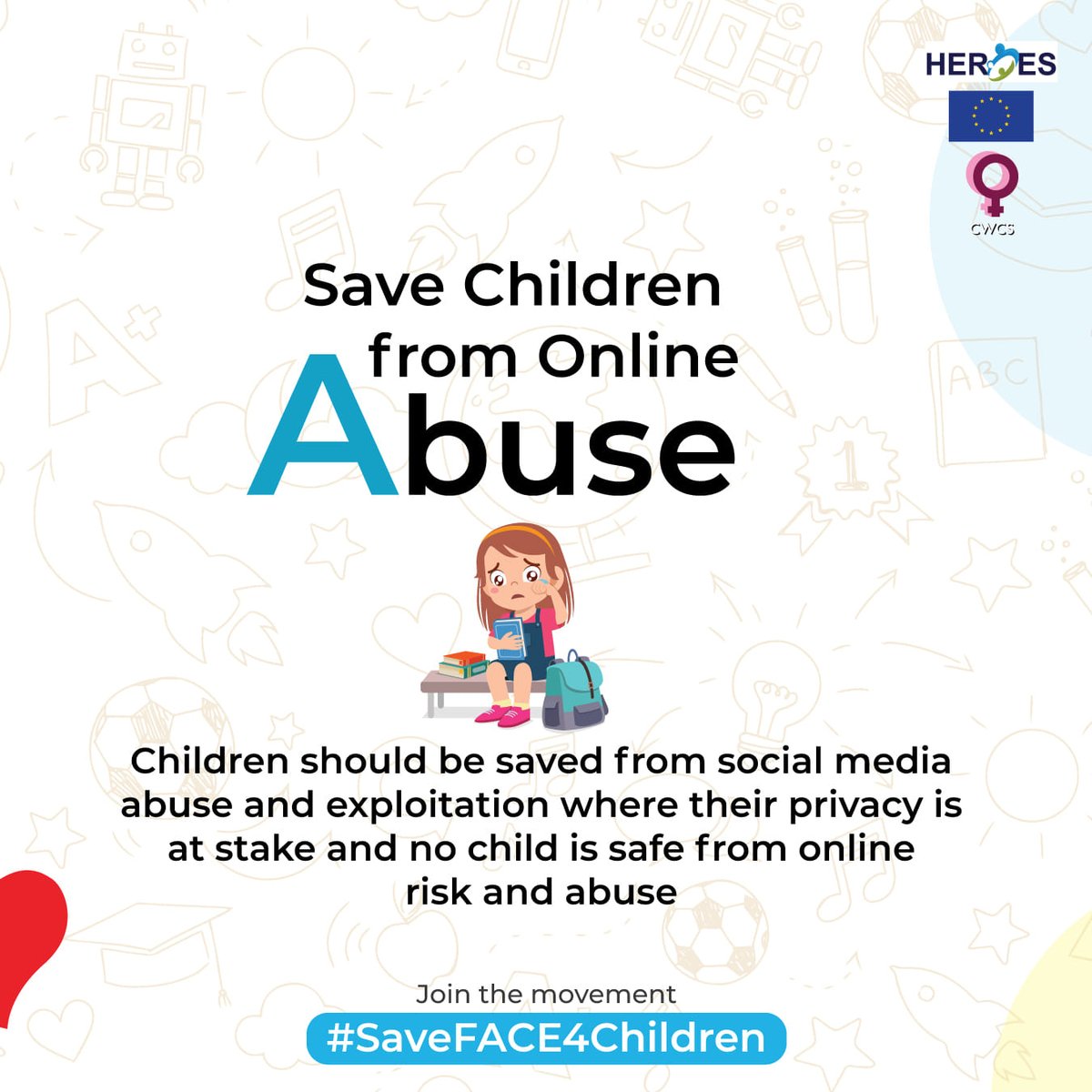 heroes_fct's tweet photo. 📢#SaveFACE4Children📢
🔵Mission:
To promote child rights and protect children from sexual abuse, exploitation and trafficking.
🟢Vision:
To have a world free from child sexual abuse, exploitation and trafficking where children can grow up happy, healthy and safe. #Heroes4All https://t.co/5jqLywwgwd