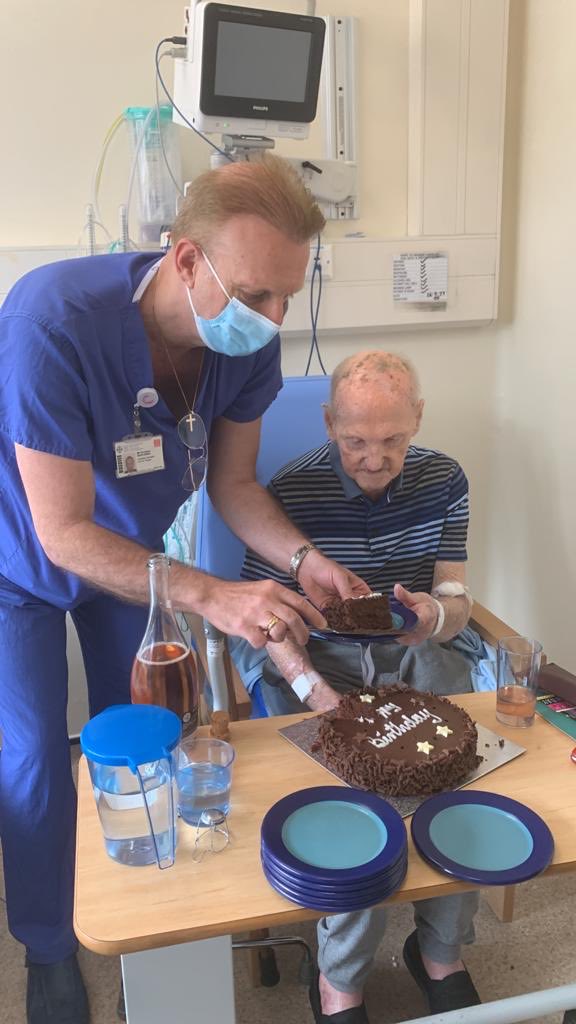 Cardiothoracic CAV (@cardiothoraci14) on Twitter photo Happy 94th birthday Doug from all the team on West 6 🥳🥳🥳 thank you Doug for giving us permission to share your birthday celebrations 🥰<a href="/CardiothoracicI/">Cardiothoracic ITU</a> <a href="/CV_UHB/">Cardiff and Vale University Health Board</a> also wishing you a speedy recovery❤️ Happy 94th birthday Doug from all the team on West 6 🥳🥳🥳 thank you Doug for giving us permission to share your birthday celebrations 🥰<a href="/CardiothoracicI/">Cardiothoracic ITU</a> <a href="/CV_UHB/">Cardiff and Vale University Health Board</a> also wishing you a speedy recovery❤️