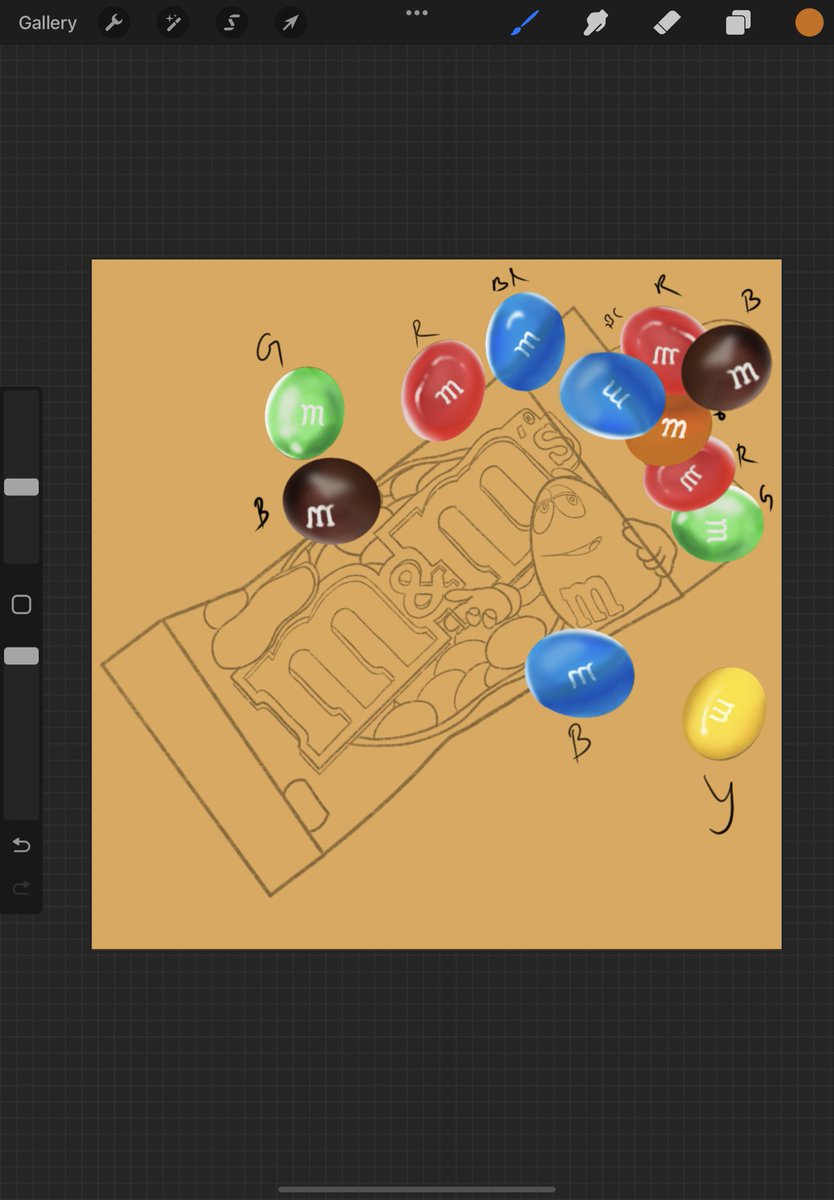 DeeDesigns_Diya's tweet photo. Currently working on... #Notannft #justpractising #wip #mnm @mmschocolate https://t.co/EosMYZdxdm