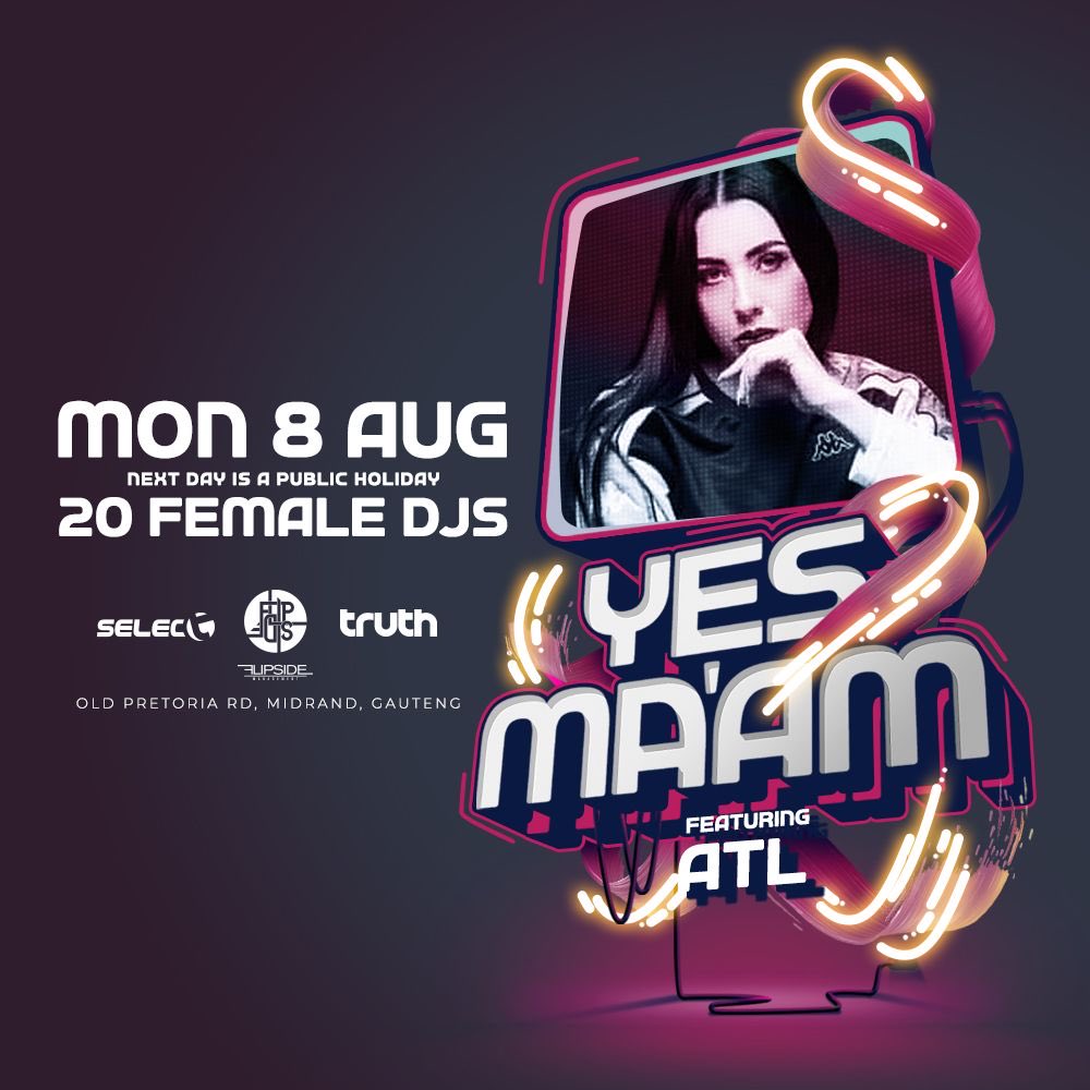 *** ARTIST ***

Atlanta will be taking you on a journey upstairs under her new alias ATL - with a mixture of melodic, minimal &amp; techno influences she promises to keep it deep, dark &amp; dirty!
Catch her between 12am - 2am 🥳

#dj #djane #femaledj #yesmaam