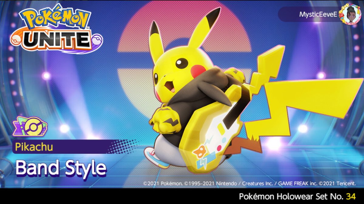 Shinxthecat's tweet photo. Dopest #pikachu skin! #PokemonUNITE #NintendoSwitch https://t.co/QovHnwvivu