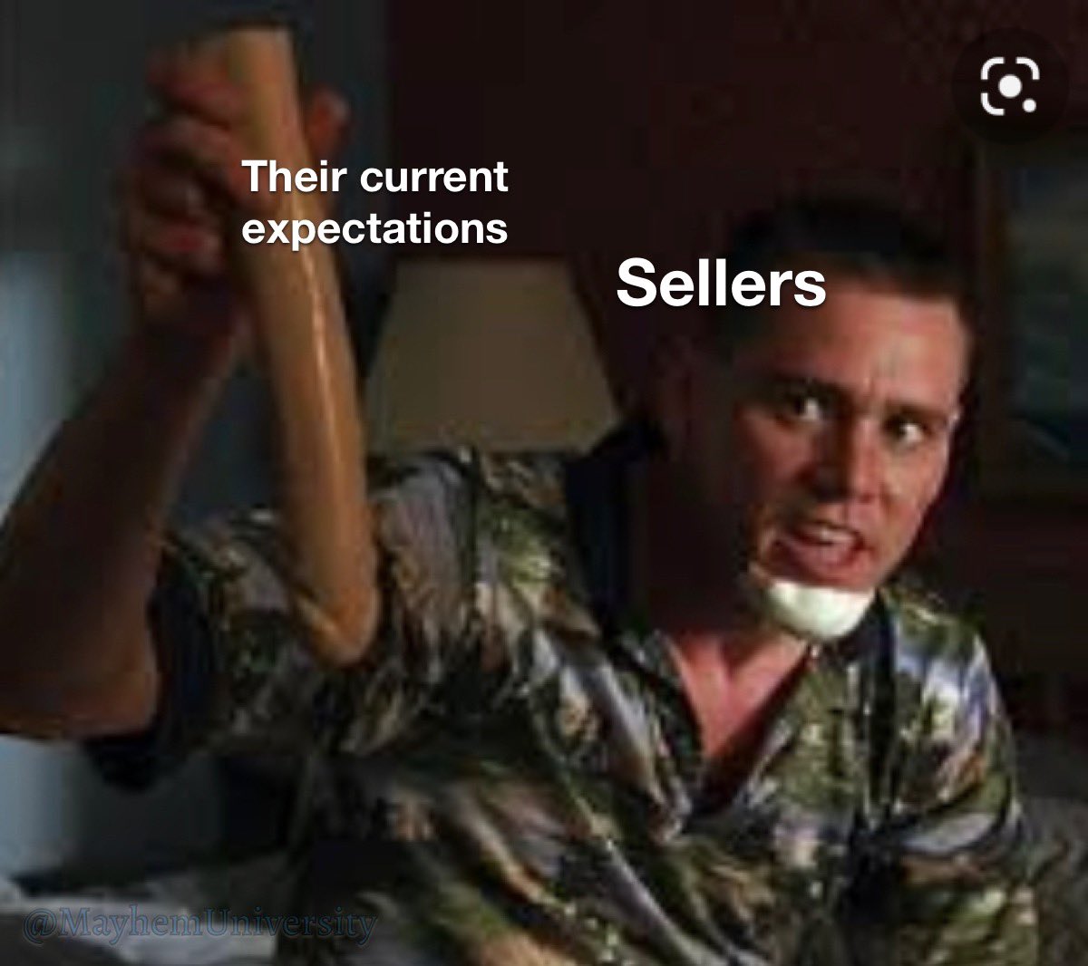 MayhemUni's tweet photo. Sellers, if you lower your expectations, just a wee bit, there’s still a lot to get out of this market. 

Choose your agent wisely - and listen to them 😎 https://t.co/uGWMO8weqW