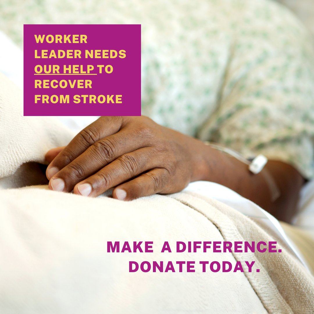 🆘URGENT HELP NEEDED🆘 Worker leader needs our solidarity to recover from stroke❌

🚨Aaron Boima, co-founder of the Sierra Leone Traders Union (SLeTU), has suffered a partial stroke &amp; requires our assistance to afford $2800 medical bills.

Donate now: givengain.com/cc/worker-lead…