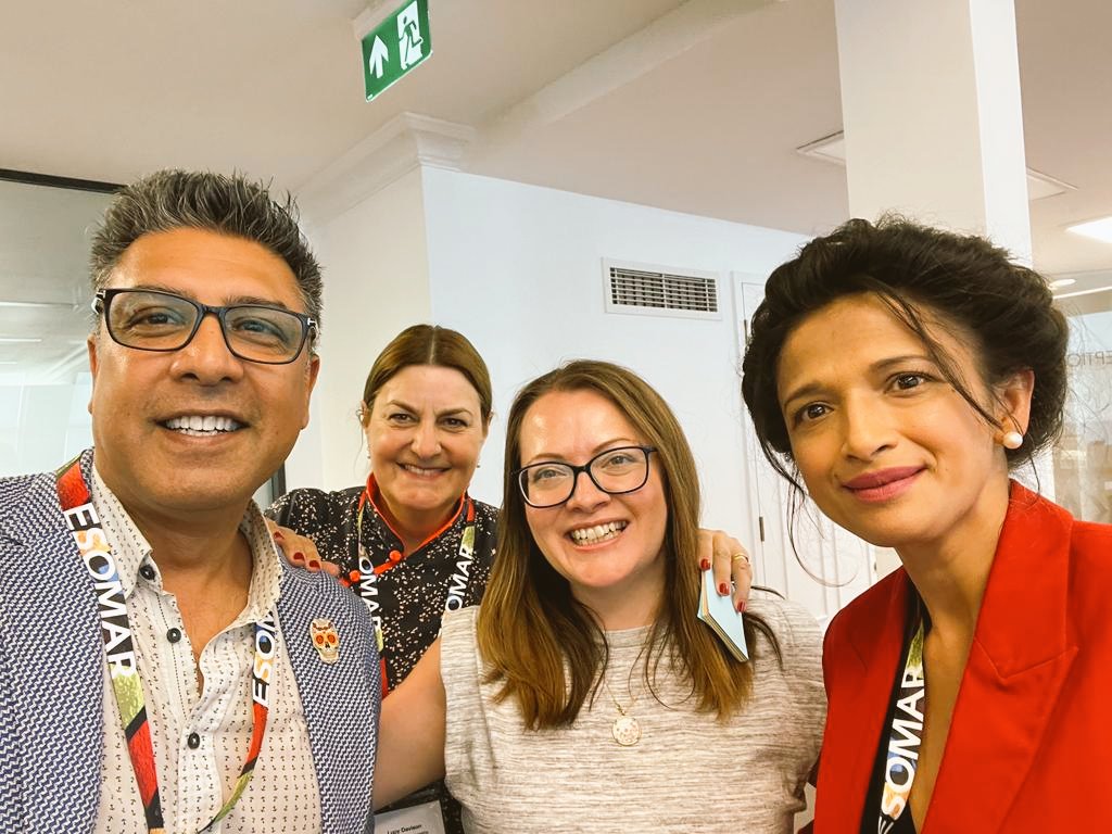 The joy of meeting up with friends old and new at the <a href="/ESOMAR/">ESOMAR</a> summer event! 😍