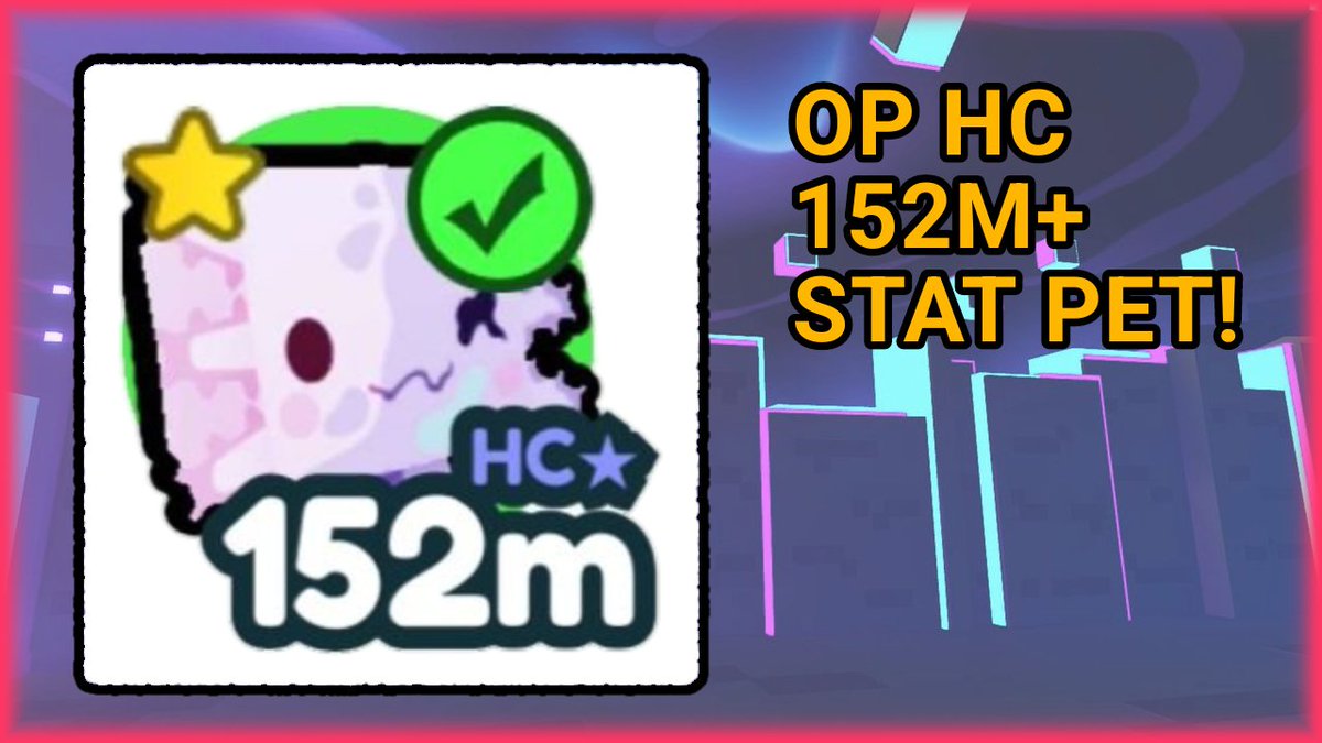ImagesThatWierd's tweet photo. 152M+ STAT HARDCORE PET GIVEAWAY 

How to enter?
- Like
- Retweet 
- Follow
- Reply with #OP 

Ends in 7 days!!!

#OPhardcore #Roblox #PetSimulatorX
#free #Giveaways https://t.co/nmEvaBR1MY