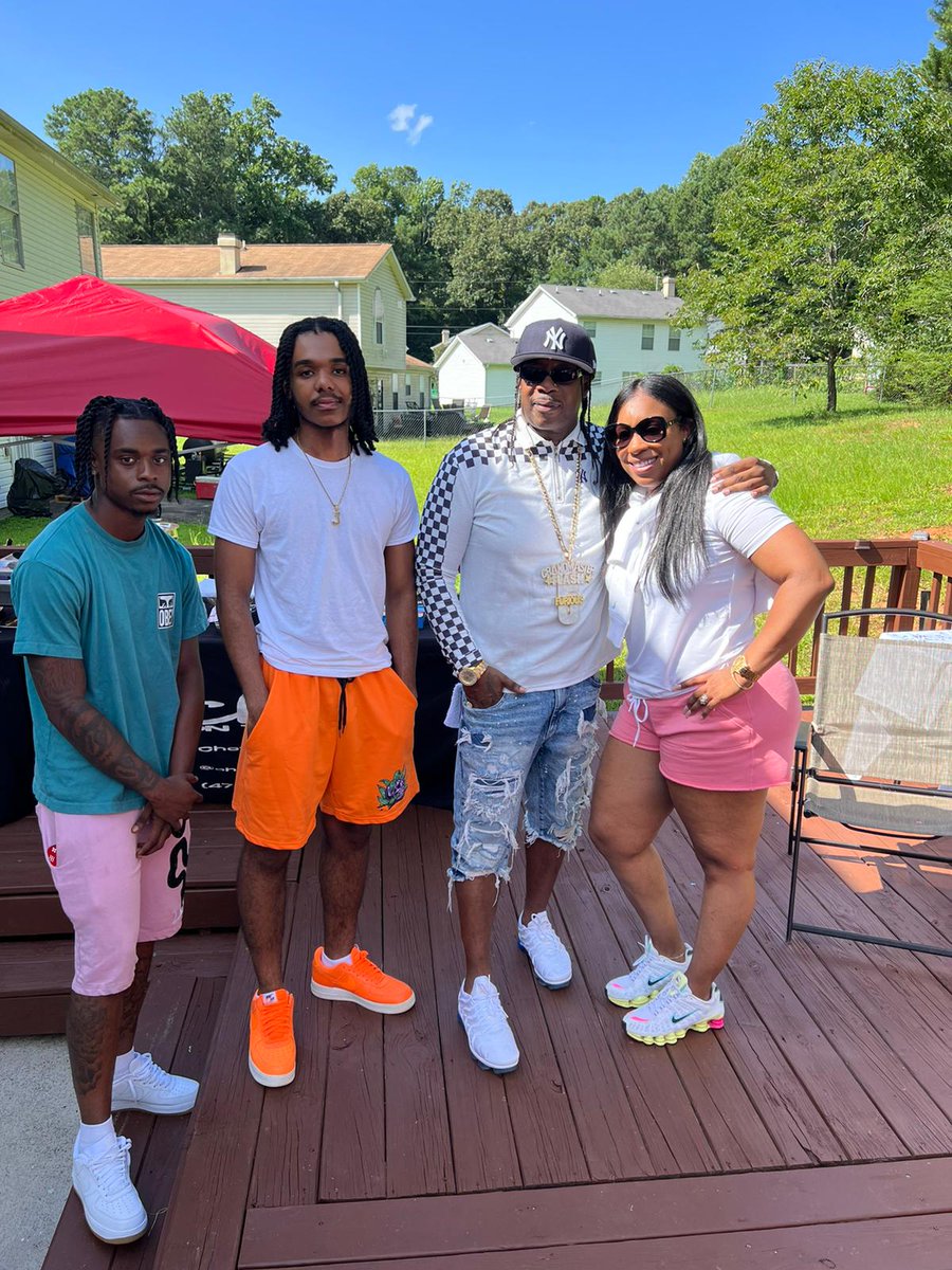 Scorp! Chilling, with his grandson, son &amp; daughter!....