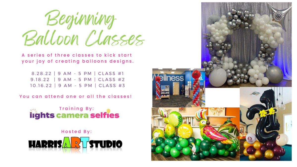 lenorryan's tweet photo. Join us at Balloon Classes A Series of Three Sessions Kick Start Your Business https://t.co/iSlyJzpF6U @Eventbrite #balloonclasses #learn #Hollywoodfl https://t.co/OM5oe1HSS5