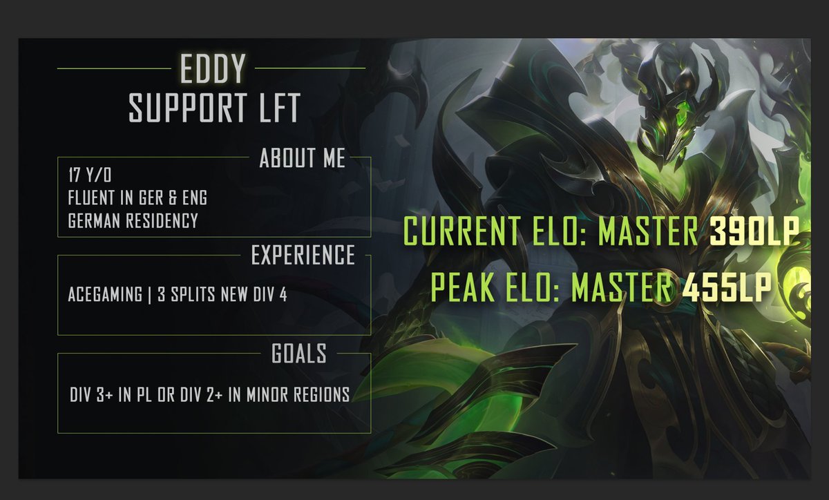 Eduard (@eckbardlol) on Twitter photo Hey, I am officially looking for a team now.
I'm not going to write too much about myself; just hit me up, so we can talk about things.
For reference: <a href="/ThatShuffleBee/">ShuffleBee</a>, <a href="/Saphironaris/">Saphi</a>
Credits: <a href="/kitleleandra/">kitleleandra</a>
♥️&RT appreciated <3 Hey, I am officially looking for a team now.
I'm not going to write too much about myself; just hit me up, so we can talk about things.
For reference: <a href="/ThatShuffleBee/">ShuffleBee</a>, <a href="/Saphironaris/">Saphi</a>
Credits: <a href="/kitleleandra/">kitleleandra</a>
♥️&RT appreciated <3