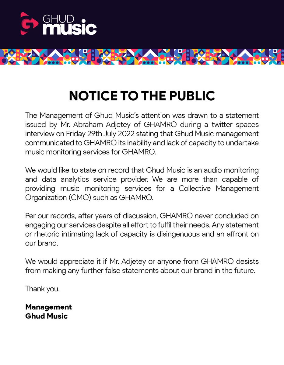 Ghud Music tweet media