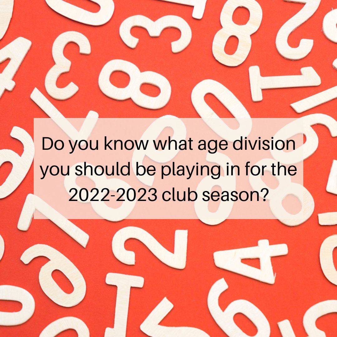 Knowing your age division for club is SO important. Make sure you check the age groups to know which age to tryout for:

ovr.org/juniors/divisi…