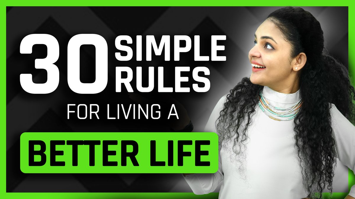 thetegonity's tweet photo. 30 Simple Rules for Living a Better Life | Rules to be Happy in Life | H... https://t.co/MyBdErbqgA via @YouTube https://t.co/19bgGcZKch
