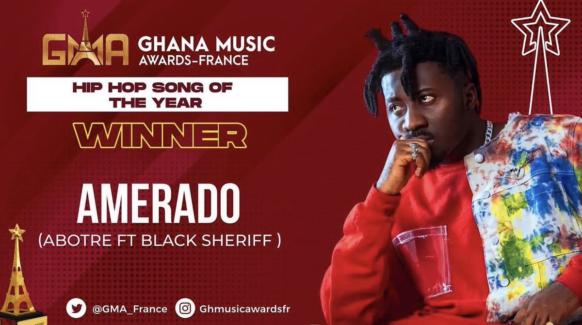 Amerado_Burner's tweet photo. Thank you Ghana Music Awards France 🇫🇷 @GMA_France 

1 Night 3Awards
- Best Hiphop Song
- Best EP
- Best Rapper of the Year 

🤝🤝🤝🤝🤝🤝🤝🤝🤝 https://t.co/tFvCIGYBh6