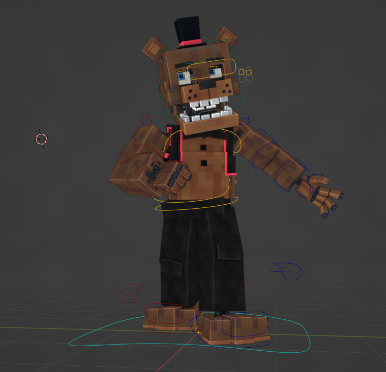 Withered Freddy - Five Nights at Freddy's 2 Minecraft Skin