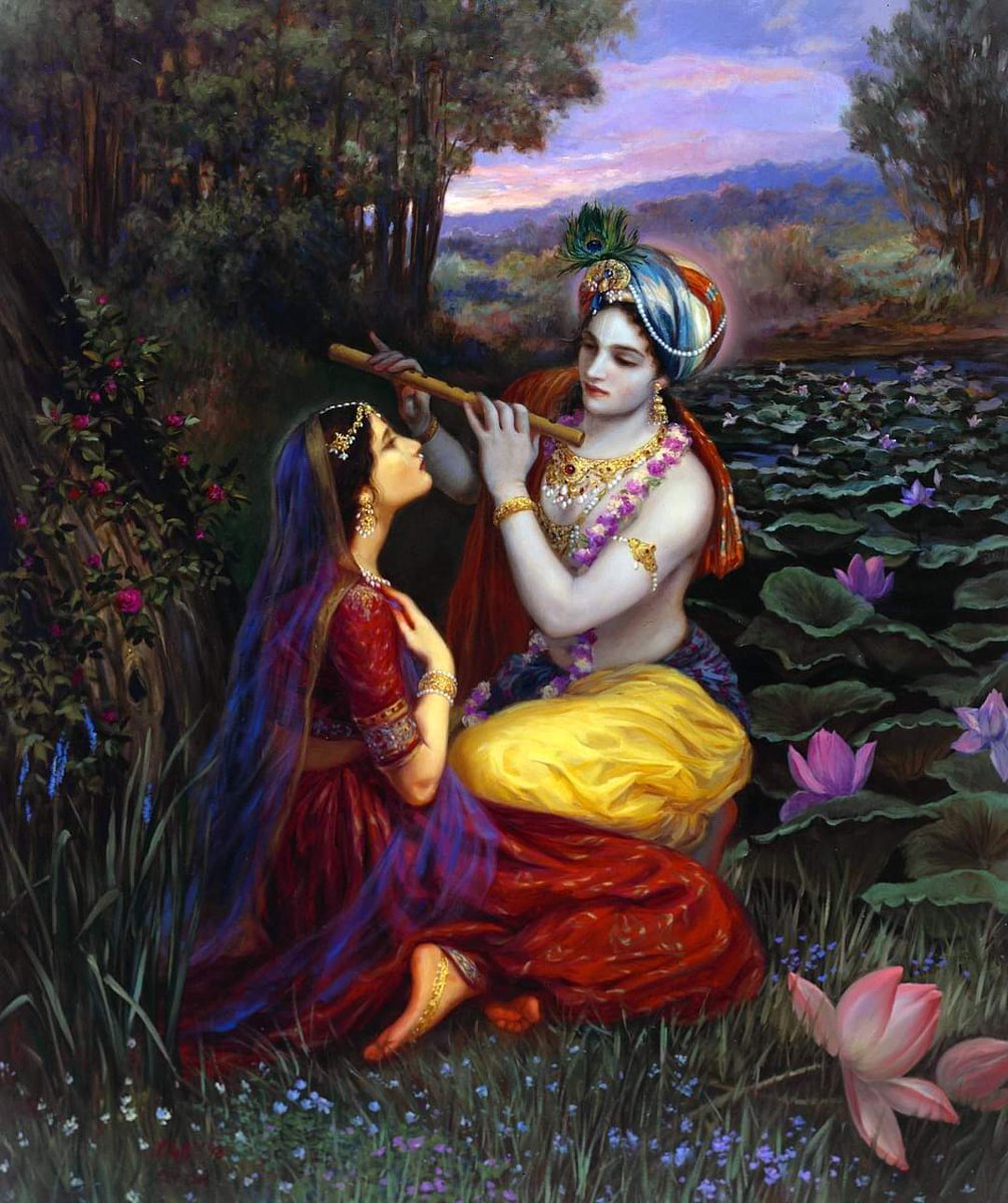 GitaShlokas's tweet photo. "One who engages on the spiritual path does not meet with destruction either in this world or the world to come." 
BG ~ 6.40 🌸 https://t.co/QAQxuTlRRm