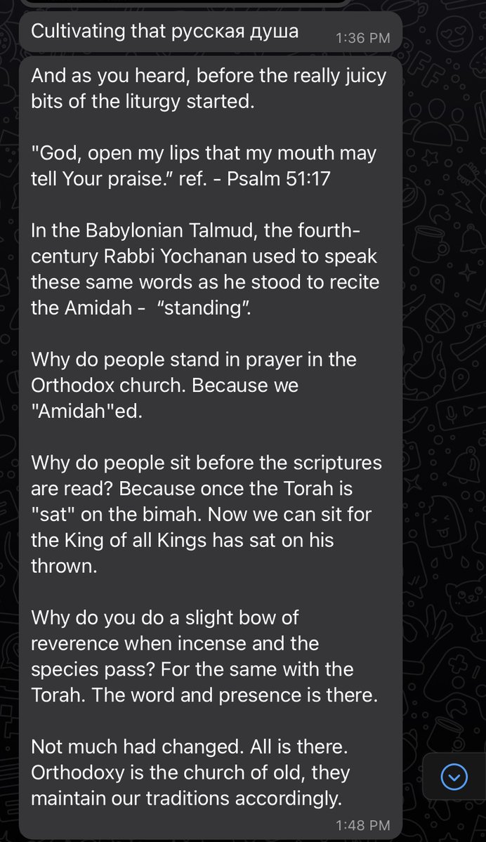 golgothapravda's tweet photo. Observations of an Orthodox Jewish friend, who comes to the liturgical services at my parish, on Orthodox Christian worship &amp; its parallels/similarities with Orthodox Jewish worship.He says EO worship is Temple worship for gentiles with synagogue customs interlaced in the prayers https://t.co/SF569WVPIV